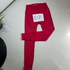 PINK Red Active Leggings Used, in good condition